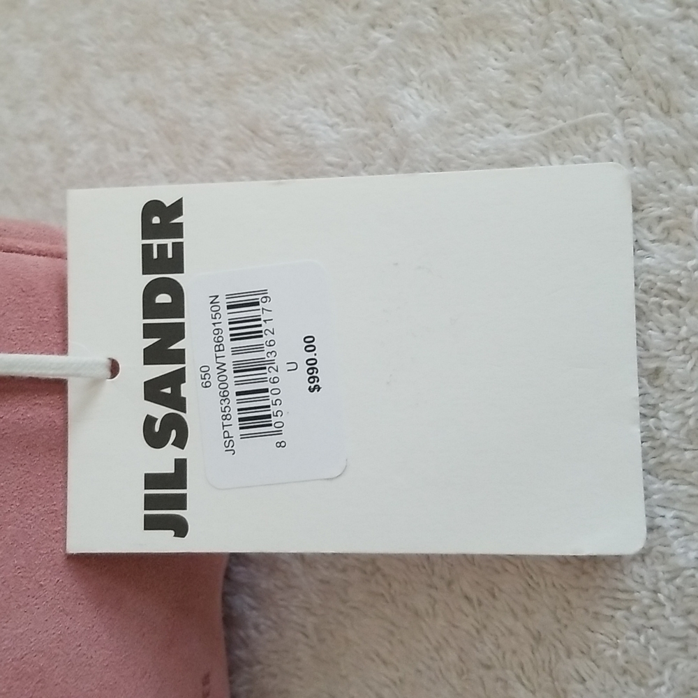 New Jil Sander Dome Medium Suede Crossbody Bag. - Picture 13 of 15